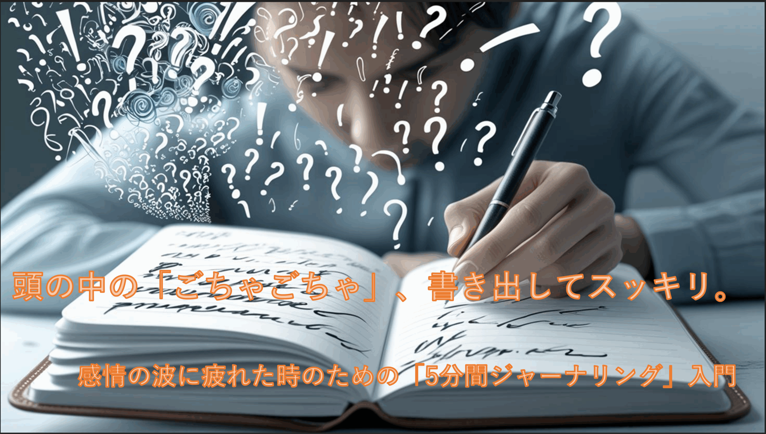気分の浮き沈みが激しくメンタルが不安定な時に心を整える「5分間ジャーナリング」の始め方